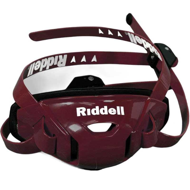 Riddell SpeedFlex Hard Cup Cam Loc Chinstrap in Maroon
