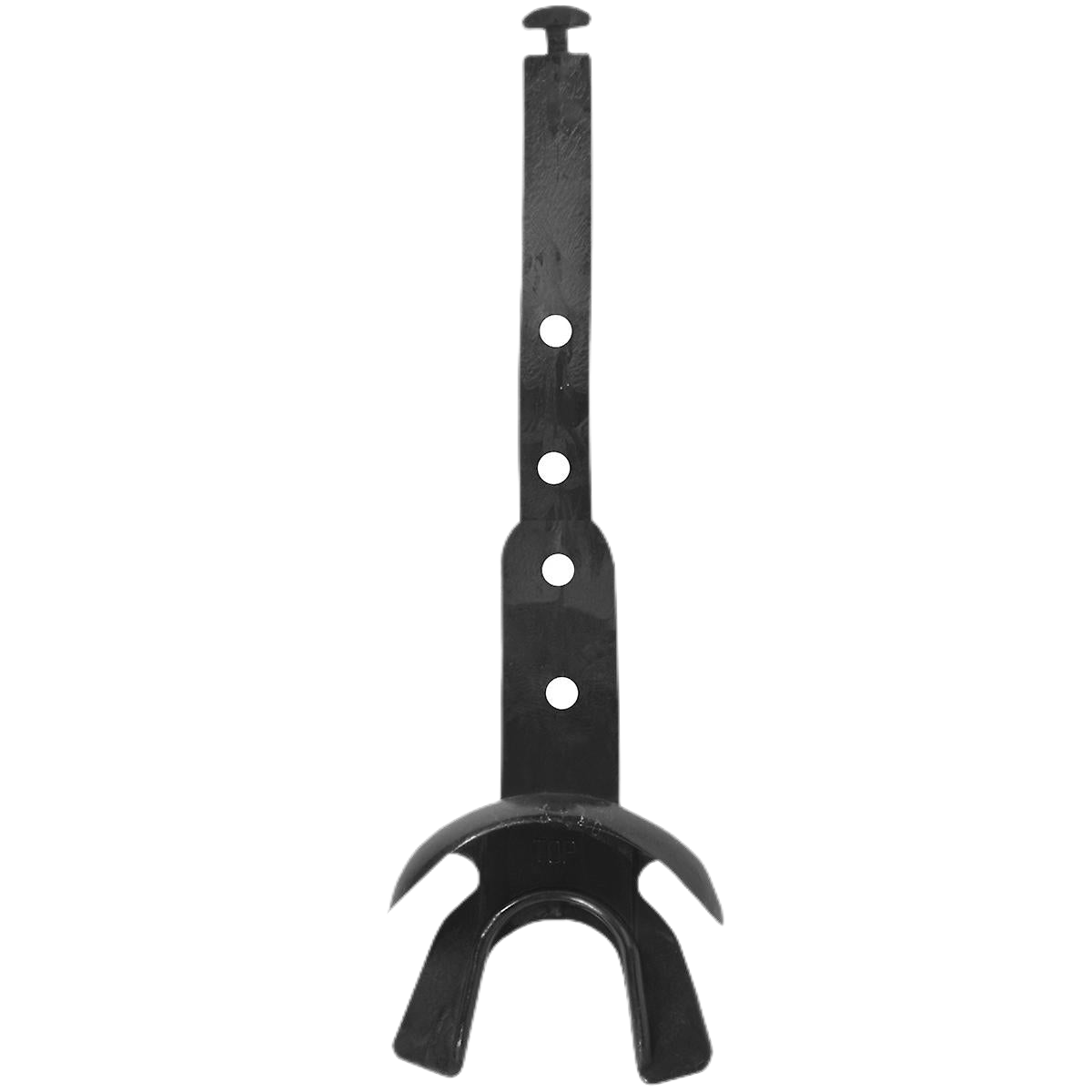 Vettex Doubleguard adjustable black football mouthguard with lip protection and airflow channels