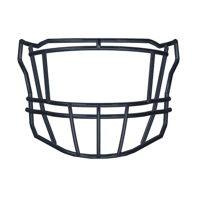 Riddell SF-2EG-II black football helmet facemask compatible with SpeedFlex platform, suitable for multiple positions.
