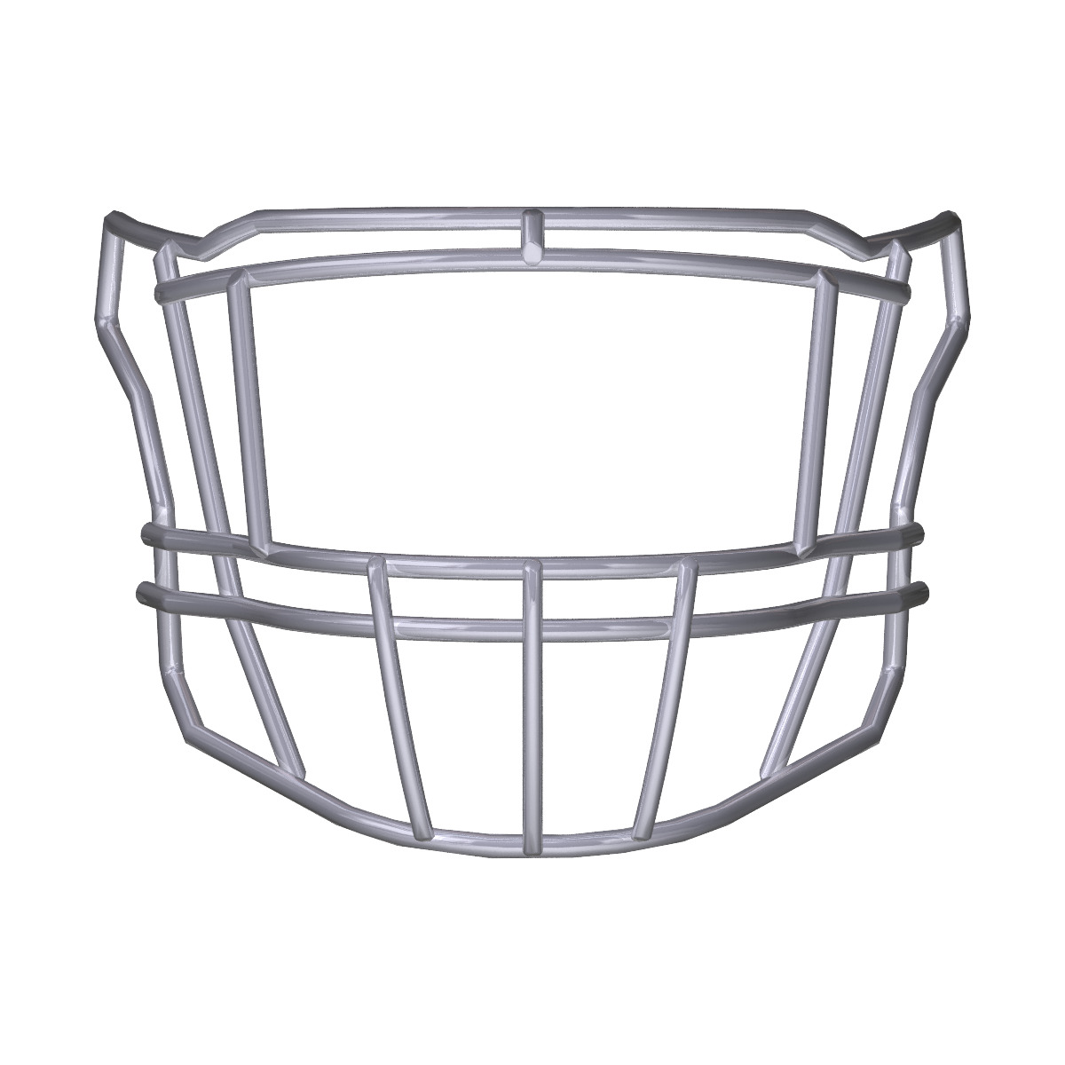 Riddell SF-2EG-II football helmet faceguard compatible with SpeedFlex platform for multiple positions, solid color design