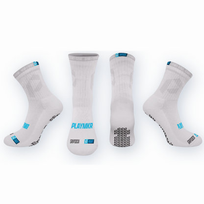 Playmkr Grip Sock White