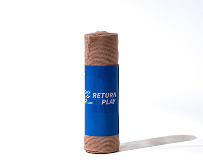 Return to Play Elastic Bandage 15cm — unrolled bandage view