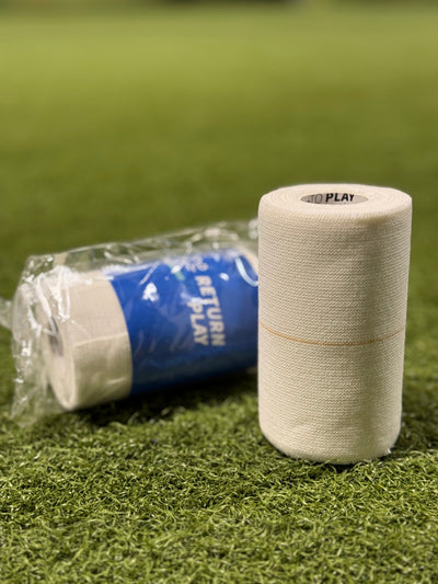 Return to Play EAB — adhesive texture close-up
