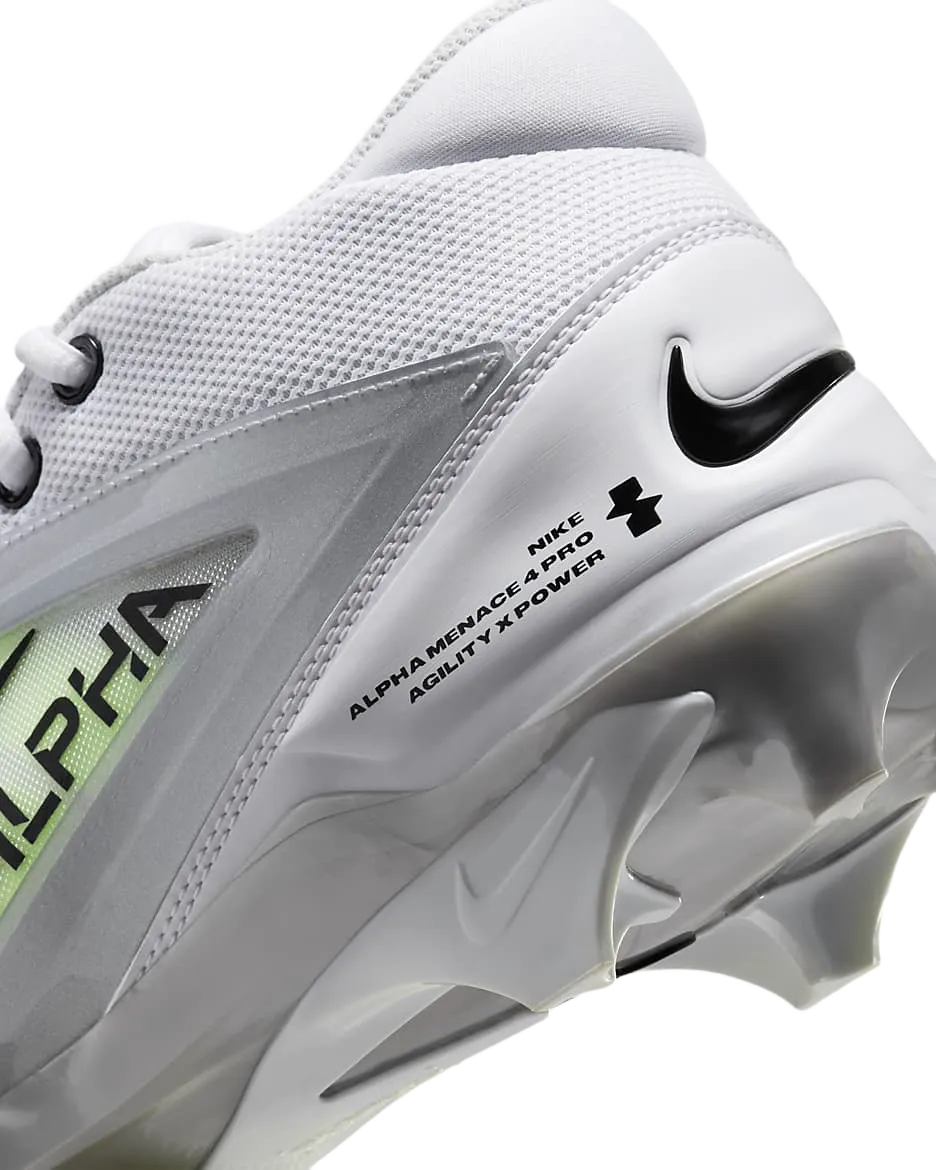 Nike Alpha Menace 4 Pro - Premium American Football Cleats from nike - Shop now at Reyrr Athletics