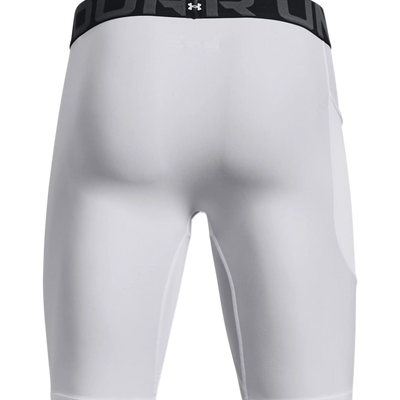 UA Compression Pocket HeatGear shorts — back view