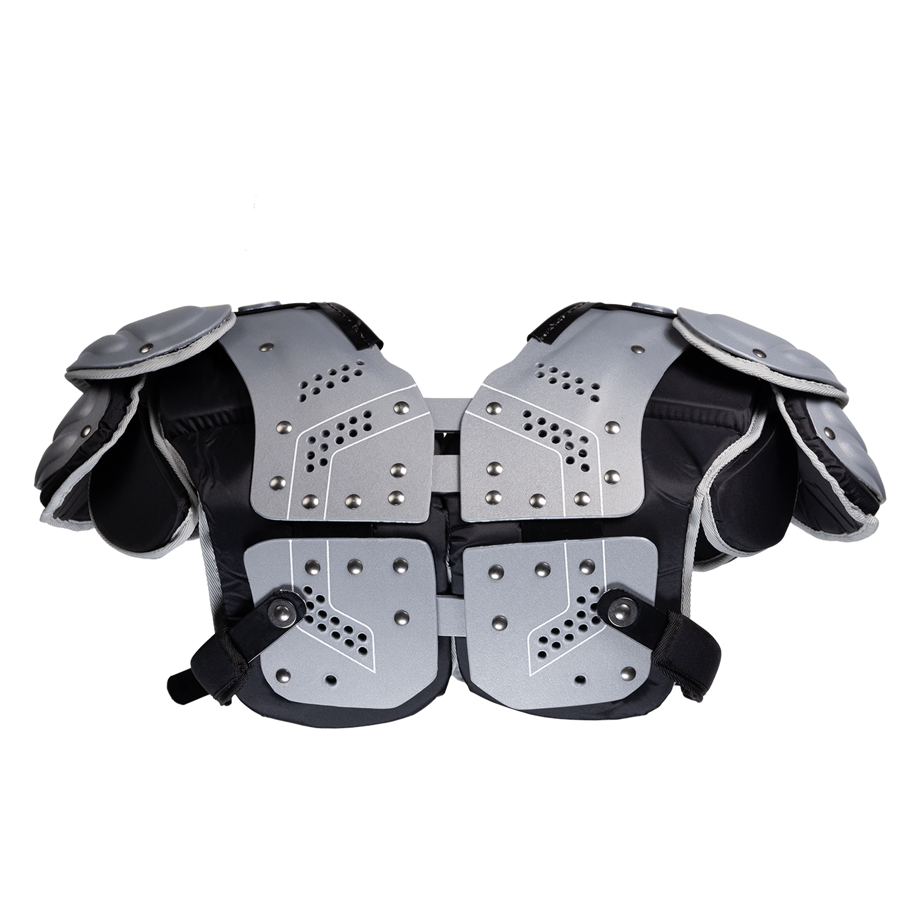 Schutt XV Skill AIR adult football shoulder pads, back view