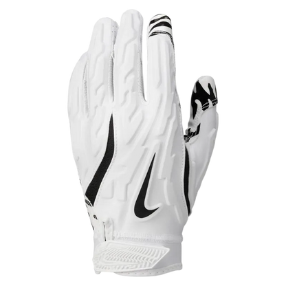 White Nike Superbad 7.0 football glove with Magnigrip+ palm and breathable padded back