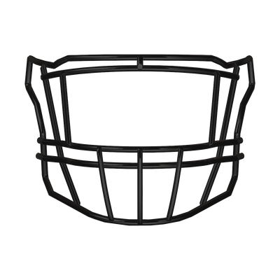 Riddell SF-2EG-II black football helmet facemask compatible with SpeedFlex platform and multiple positions.