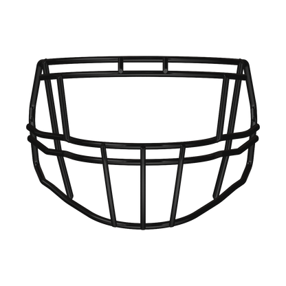 Riddell S2EG-II-HS4 black football helmet faceguard designed for multiple helmet models and player positions