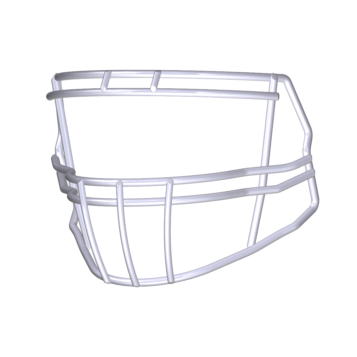 Riddell S2BD-HS4 football helmet face mask compatible with Speed Icon, Victor-I, Speed Classic Youth, and Foundation helmets, solid color design